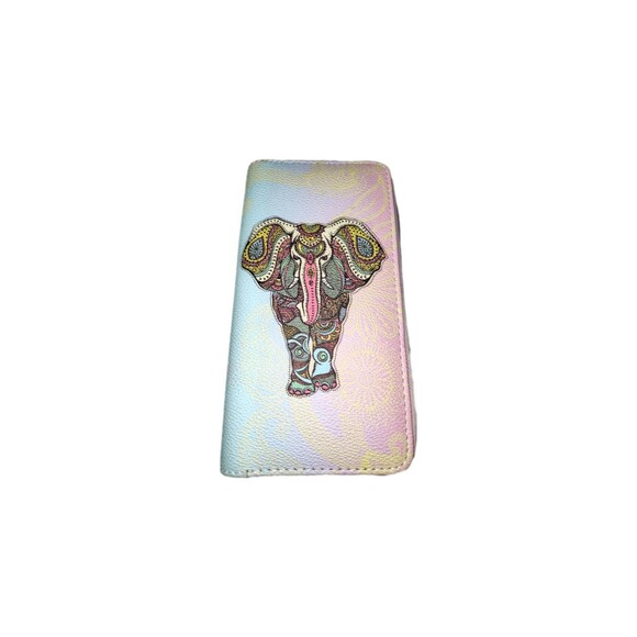Women's Elephant Design Wallet - Picture 2 of 4